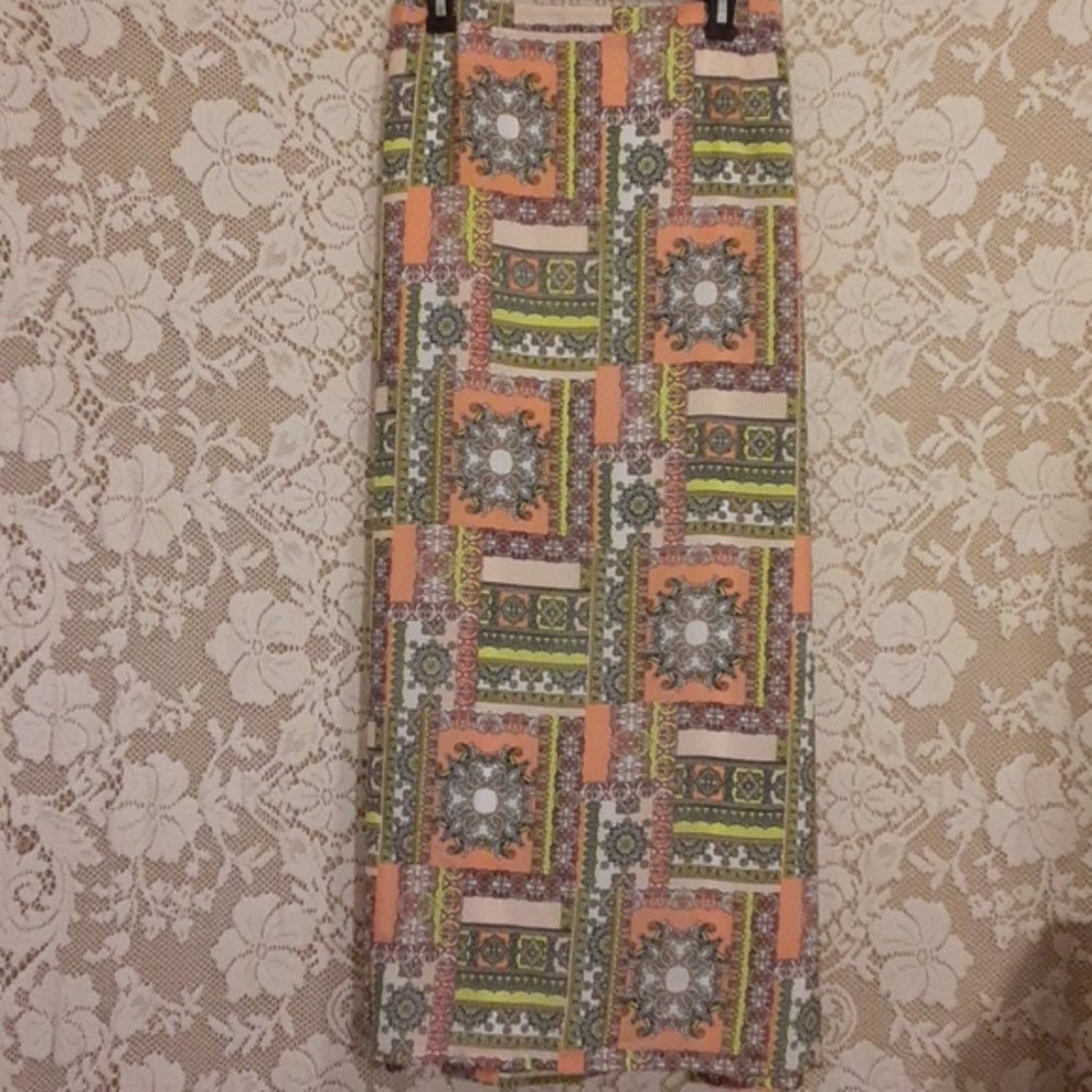 Plus Size Maxi Skirt - Fully Lined